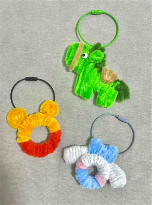 精选扭扭棒做小挂件简单图片可爱