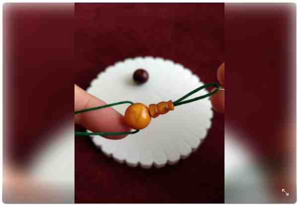 文玩菩提手串佛塔收尾打结方法图解