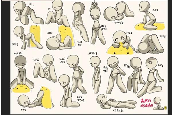 怎么画仰视、俯视的漫画人物，五官位置的透视关系要准确